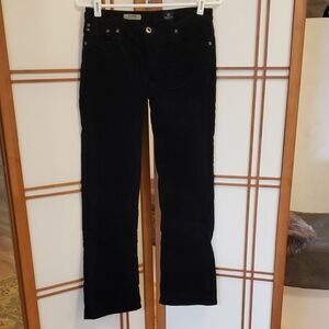 AG Adriano Goldschmied Navy Blue Corduroy Pants